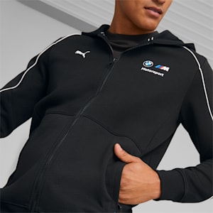 BMW M Motorsport Men's Hooded Sweat Jacket, PUMA Black