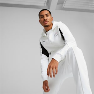 BMW M Motorsport Hooded Sweat Jacket Men, PUMA White