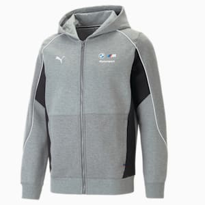 BMW M Motorsport Hooded Sweat Jacket Men, Medium Gray Heather