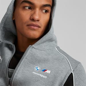 BMW M Motorsport Hooded Sweat Jacket Men, Medium Gray Heather
