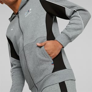 メンズ BMW MMS フーテッド スウェット ジャケット, Medium Gray Heather