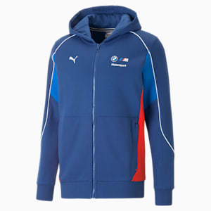 BMW M Motorsport Men's Hooded Sweat Jacket, Pro Blue-M Color