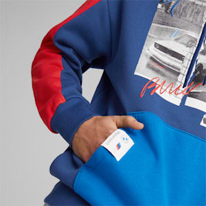 BMW M Motorsport Men's Graphic Hoodie, Pro Blue-M Color