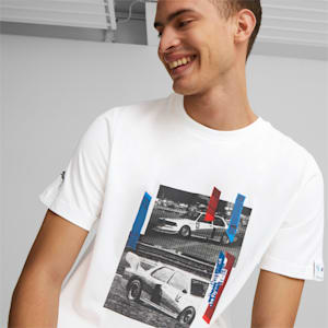 BMW M Motorsport Car Graphic Tee Men, PUMA White, extralarge