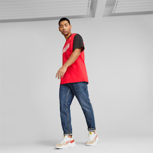 メンズ フェラーリ ステートメント 半袖 Tシャツ, Rosso Corsa