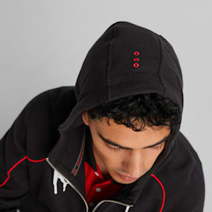 Scuderia Ferrari Race Long Sleeve Hoodie Men, PUMA Black, extralarge-GBR