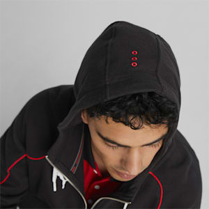 Scuderia Ferrari Race Long Sleeve Hoodie Men, PUMA Black, extralarge