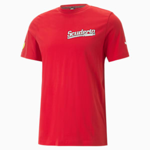 Scuderia Ferrari Men's Graphic Tee, Rosso Corsa, extralarge