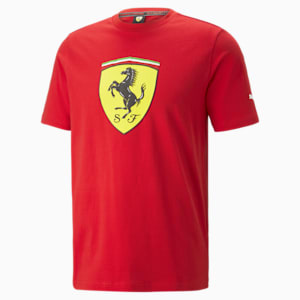 Scuderia Ferrari Big Shield Tee Men, Rosso Corsa