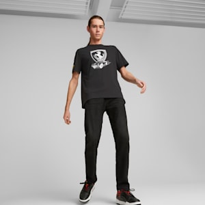 Camiseta Scuderia Ferrari Race Big Shield Tonal para hombre, PUMA Black