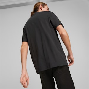 メンズ フェラーリ レース ビッグ シールド トーナル 半袖 Tシャツ, PUMA Black