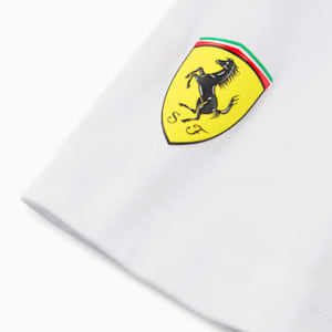 メンズ フェラーリ レース ビッグ シールド トーナル 半袖 Tシャツ, PUMA White