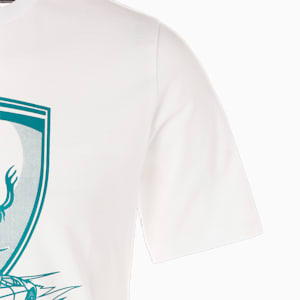 メンズ フェラーリ レース ビッグ シールド トーナル 半袖 Tシャツ, PUMA White