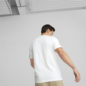 Scuderia Ferrari Race Big Shield Tonal Tee Men, PUMA White