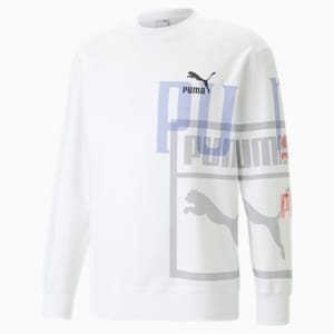 Classics GEN PUMA Crew Neck Men's Sweatshirt, PUMA White