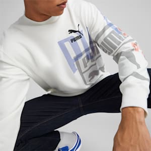 Classics GEN PUMA Crew Neck Men's Sweatshirt, PUMA White