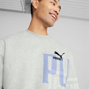 Classics GEN PUMA Crew Neck Men's Sweatshirt, Light Gray Heather