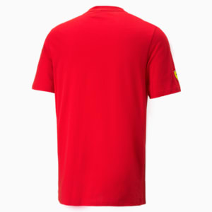 Ferrari Race Big Shield Heritage Men's Regular Fit T-Shirt, Rosso Corsa, extralarge-IND