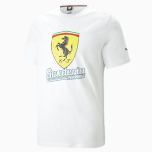 Scuderia Ferrari Heritage Men's Tee, PUMA White
