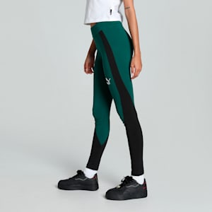 Classics Block Women's Leggings, Malachite-PUMA Black, extralarge-IND