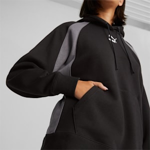 Classics Block Hoodie Women, PUMA Black