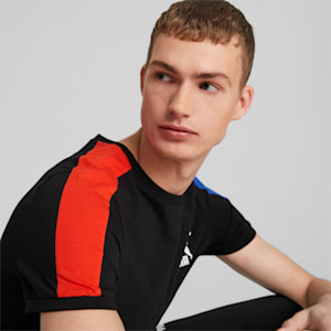 メンズ T7 ICONIC 半袖 Tシャツ, PUMA Black-Royal Sapphire, extralarge-JPN