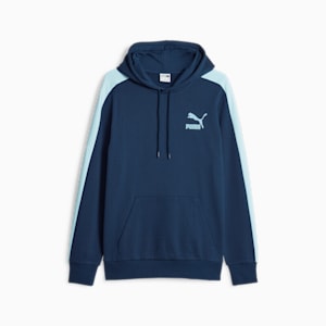 T7 Iconic Men's Hoodie, Persian Blue, extralarge