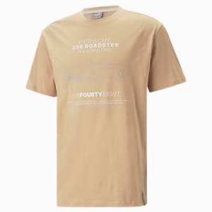 メンズ ポルシェレガシー 356 ROADSTER 半袖 Tシャツ, Dusty Tan, extralarge-JPN