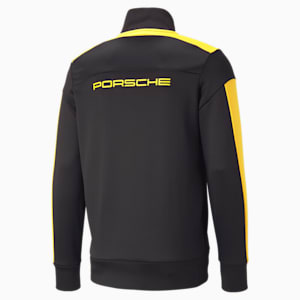 Porsche Legacy MT7 Track Jacket Men, PUMA Black-Lemon Chrome