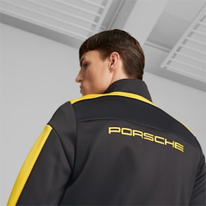 Porsche Legacy MT7 Men's Track Jacket, PUMA Black-Lemon Chrome