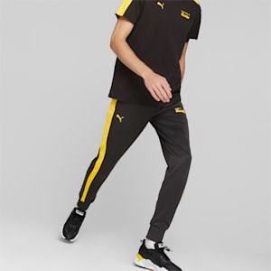 Pants de Pista Porsche Legacy MT7 para hombre, PUMA Black-Lemon Chrome