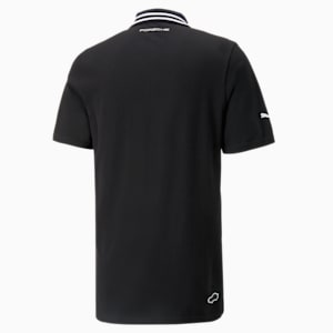 Porsche Legacy Men's Polo T-shirt, PUMA Black