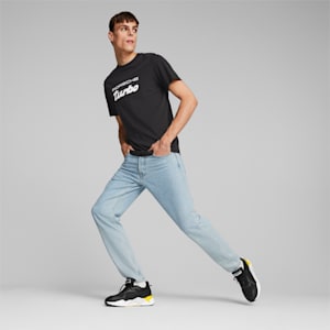 メンズ ポルシェレガシー ロゴ 半袖 Tシャツ, PUMA Black