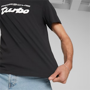メンズ ポルシェレガシー ロゴ 半袖 Tシャツ, PUMA Black
