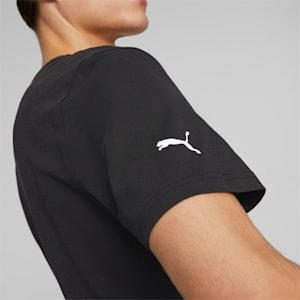メンズ ポルシェレガシー ロゴ 半袖 Tシャツ, PUMA Black