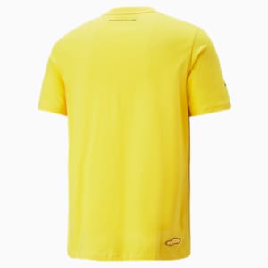 Porsche Legacy Logo Men's T-Shirt, Lemon Chrome