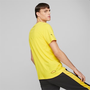 Porsche Legacy Logo Men's T-Shirt, Lemon Chrome