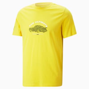 Porsche Legacy Men's Graphic Tee, Lemon Chrome