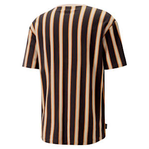 ユニセックス PUMA TEAM ストライプ 半袖 Tシャツ, PUMA Black
