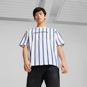 PUMA TEAM Striped Tee Men, PUMA White, extralarge-GBR
