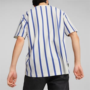 ユニセックス PUMA TEAM ストライプ 半袖 Tシャツ, PUMA White, extralarge-JPN