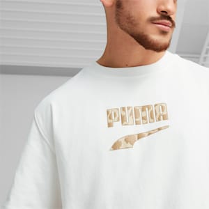 Camiseta estampada con logo Downtown para hombre, PUMA White