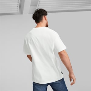 Camiseta estampada con logo Downtown para hombre, PUMA White