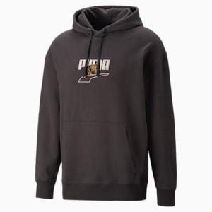 Sudadera con  gorra para hombre DOWNTOWN Graphic, PUMA Black