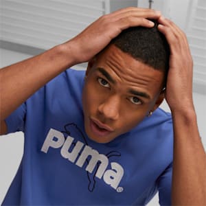 メンズ PUMA TEAM グラフィック 半袖 Tシャツ, Royal Sapphire