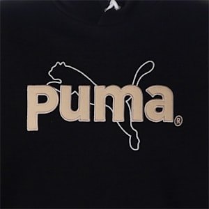 メンズ PUMA TEAM グラフィック フーディー, PUMA Black