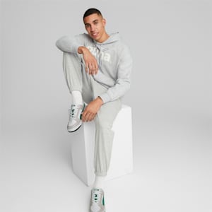 PUMA TEAM Graphic Hoodie Men, Light Gray Heather, extralarge-GBR
