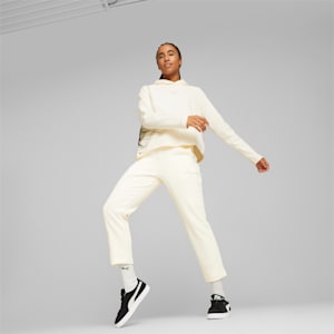 T7 Women's Regular Fit Trackpants, Pristine, extralarge-IND