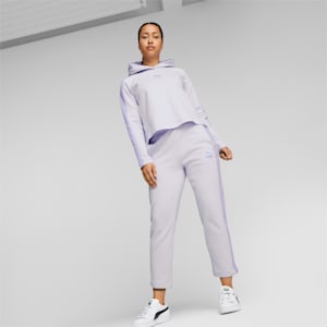 T7 Women's Regular Fit Trackpants, Spring Lavender, extralarge-IND