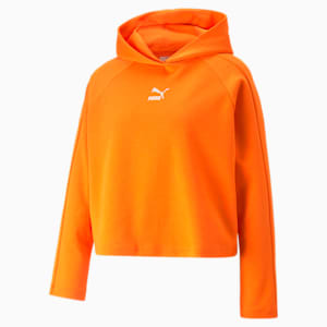 T7 Women's Relaxed Fit Hoodie, Cayenne Pepper, extralarge-IND